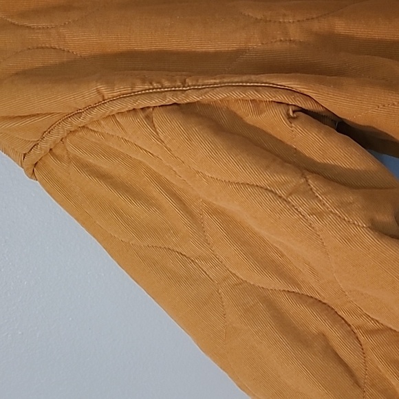 Universal Thread Mustard Yellow Cotton Quilted Lightweight Corduroy Jacket L - Picture 6 of 15